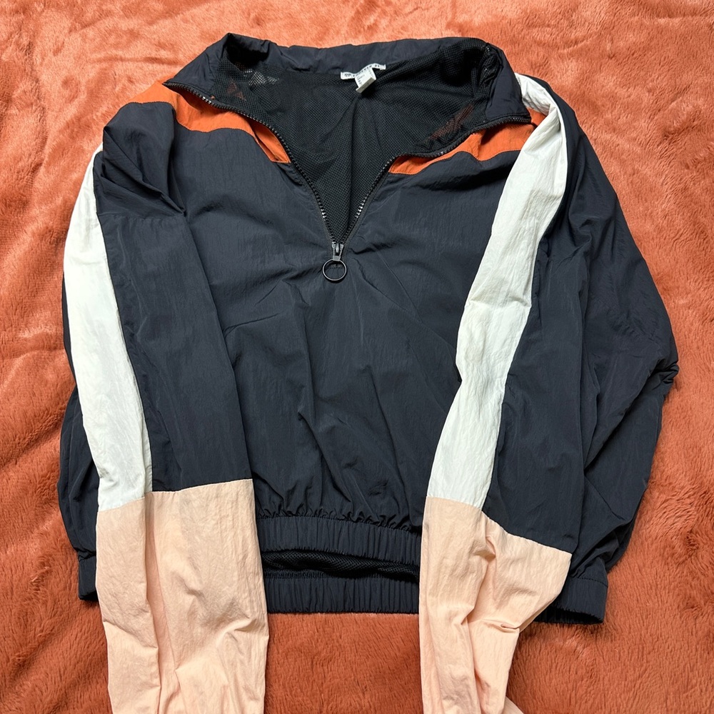 Forever 21 Colorblock Halfzip